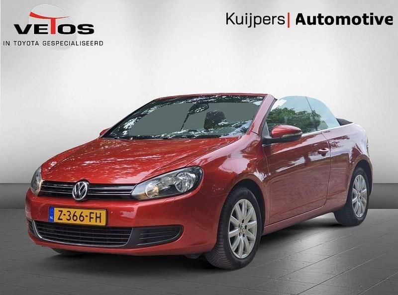 Rood Gebruikt 2012 VW Golf Cabriolet Cabriolet | € 11.450 (Eerlijke prijs) - Afbeelding 1/4