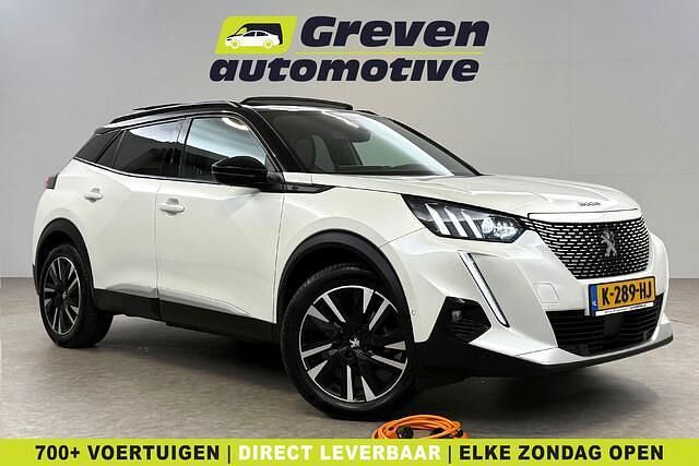 Wit (parellak) Occasion 2020 Peugeot e-2008 GT-line SUV | € 16.400 (Eerlijke prijs) - Afbeelding 1/4