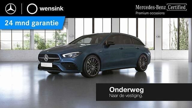 Blauw Gebruikt 2021 Mercedes CLA250 Shooting Brake Business Stationwagen | € 29.350 (Eerlijke prijs) - Afbeelding 1/4