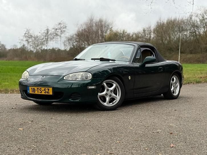 Groen Gebruikt 2001 Mazda MX5 Exclusive Cabriolet | € 4.950 - Afbeelding 1/4
