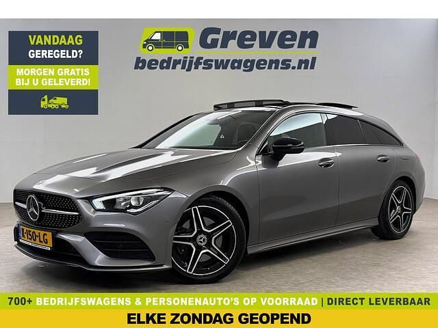Grijs Gebruikt 2021 Mercedes CLA200 Shooting Brake AMG Stationwagen | € 26.800 (Eerlijke prijs) - Afbeelding 1/4