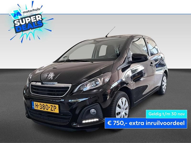 Zwart Gebruikt 2020 Peugeot 108 Active Hatchback | € 8.730 (Eerlijke prijs) - Afbeelding 1/4