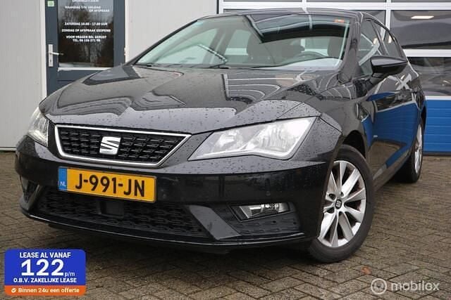 Zwart Gebruikt 2017 Seat Leon Style Hatchback | € 6.400 (Super prijs) - Afbeelding 1/4