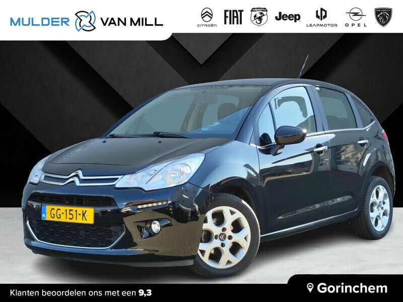 Zwart Gebruikt 2015 Citroën C3 PureTech Hatchback | € 10.850 (Duur) - Afbeelding 1/4