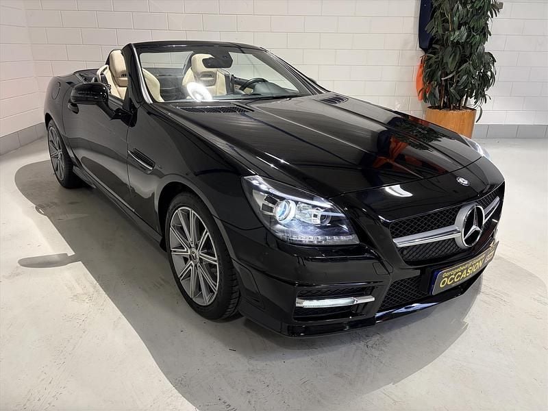 Occasion Mercedes SLK200 AMG line 184 PK (135 kW) 2012 Zwart (metallic) Cabriolet