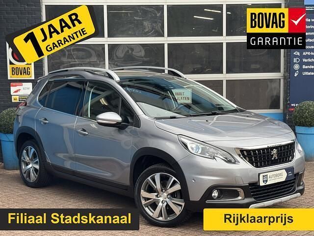 Grijs Gebruikt 2019 Peugeot 2008 GT-line SUV | € 15.790 (Super prijs) - Afbeelding 1/4