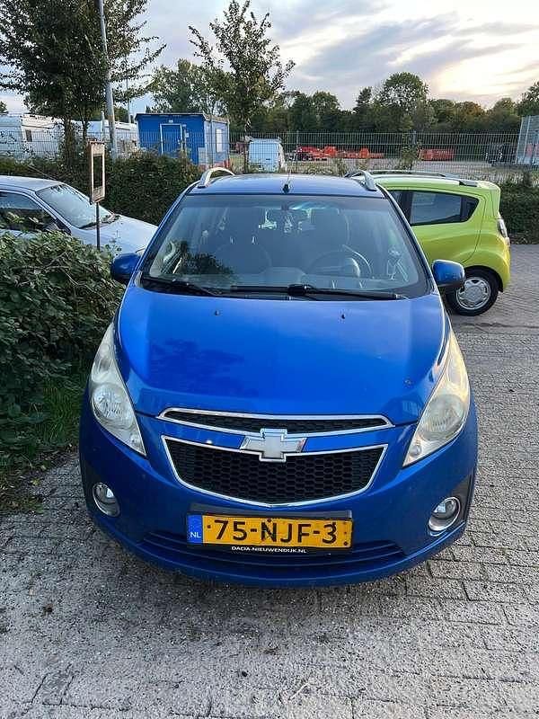 Blauw Gebruikt 2010 Chevrolet Spark LS Hatchback | € 1.150 - Afbeelding 1/4