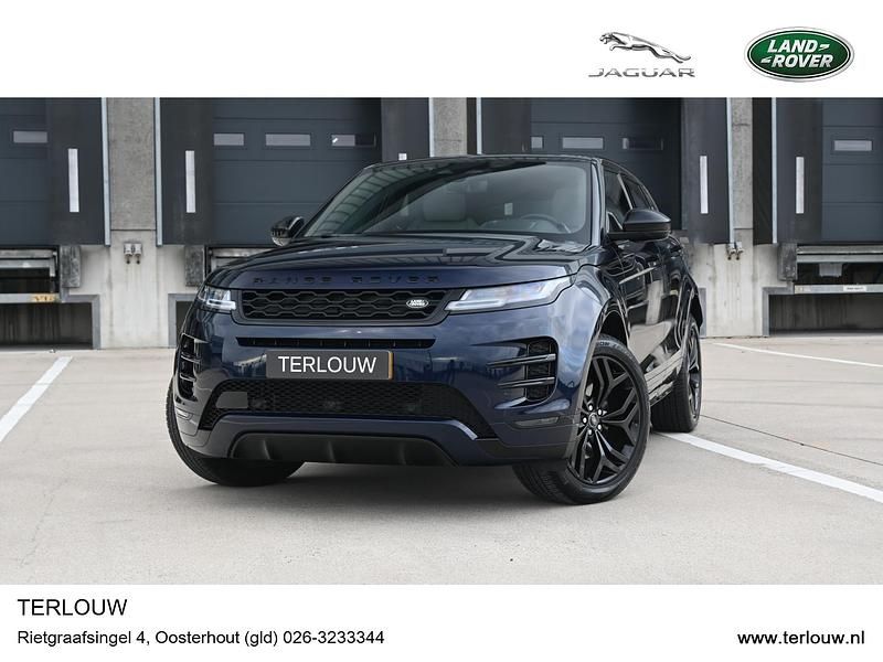 Portofino blue (donker blauw metallic)licht grijs Gebruikt 2023 Land Rover Range Rover evoque Autobiography SUV | € 59.995 (Iets duurder) - Afbeelding 1/4