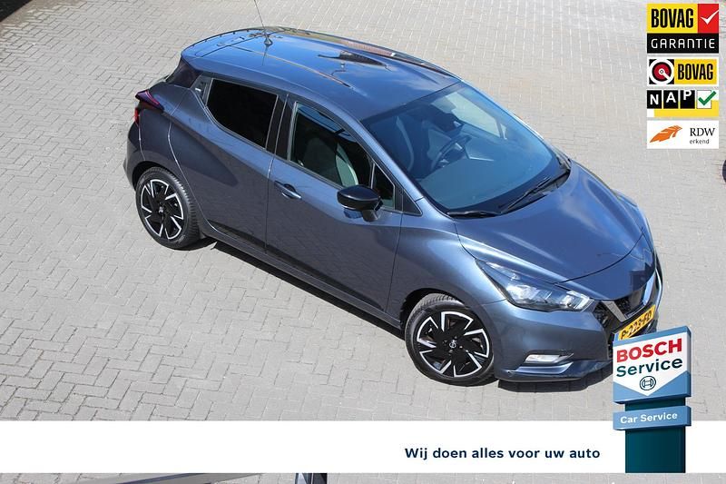 Grijs Occasion 2022 Nissan Micra Hatchback | € 12.750 (Eerlijke prijs) - Afbeelding 1/4