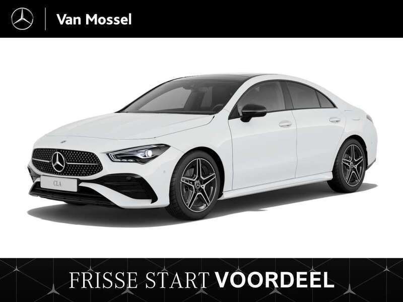Wit Nieuw 2024 Mercedes CLA180 AMG line Sedan | € 52.312 (Eerlijke prijs) - Afbeelding 1/4