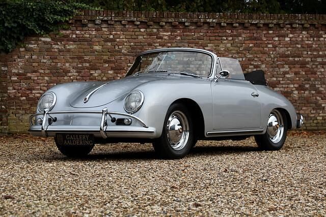 Zilver Occasion 1959 Porsche 356 Cabriolet | € 185.000 - Afbeelding 1/4