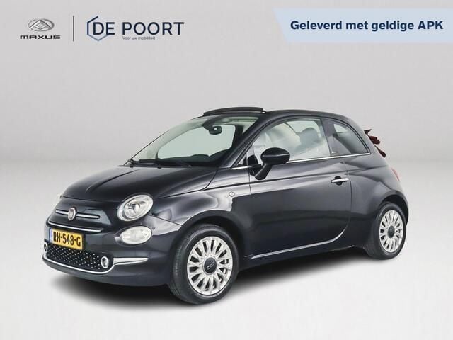 Zwart Gebruikt 2017 Fiat 500C Cabriolet | € 7.995 (Eerlijke prijs) - Afbeelding 1/4