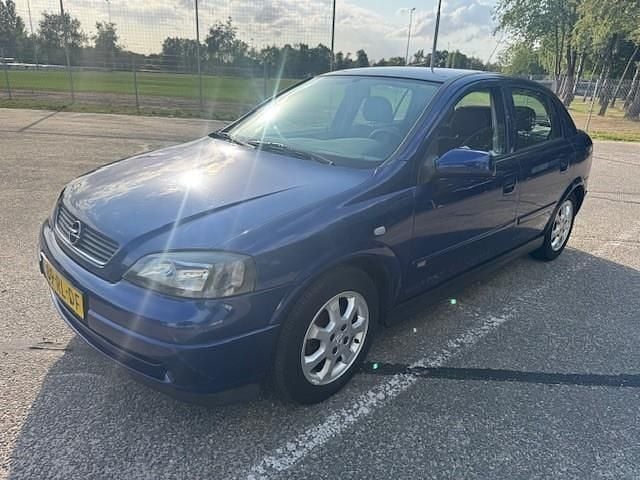 Blauw Gebruikt 2005 Opel Astra Njoy Hatchback | € 1.295 (Eerlijke prijs) - Afbeelding 1/4