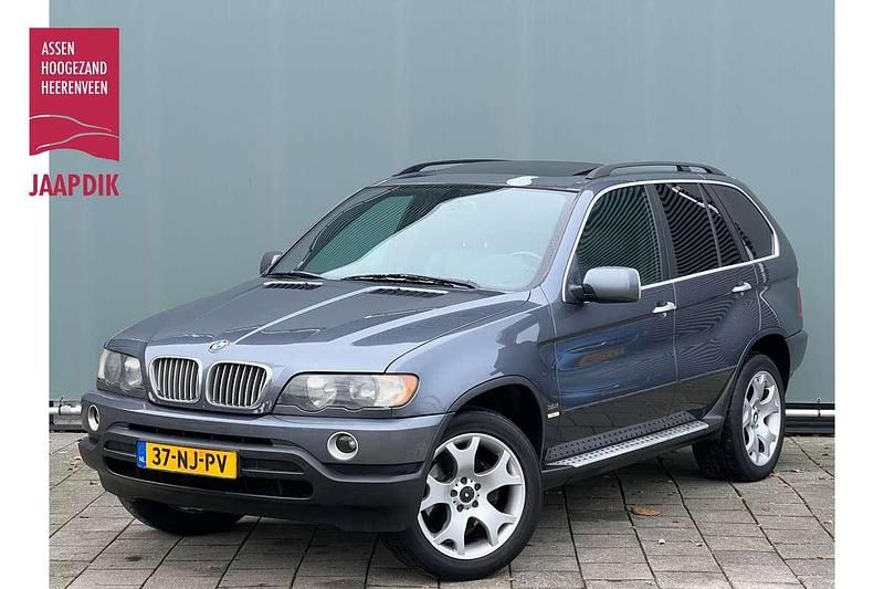 Grijs, metallic lak Gebruikt 2002 BMW X5 Executive SUV | € 1.999 (Super prijs) - Afbeelding 1/4