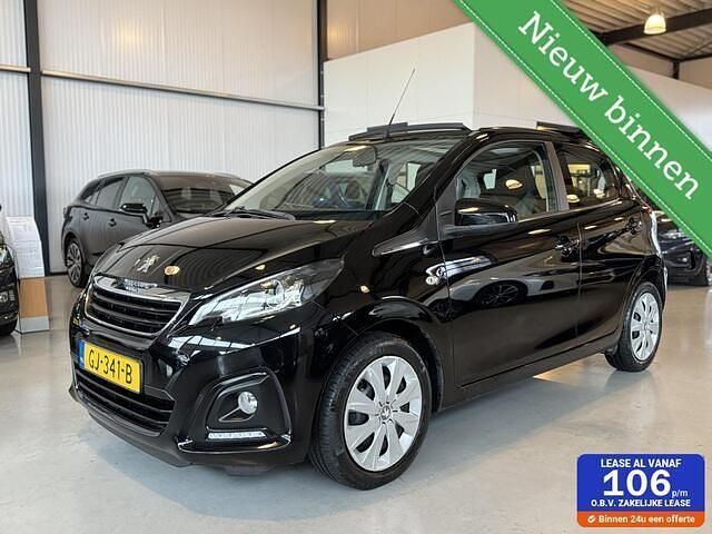 Zwart Gebruikt 2015 Peugeot 108 Active Hatchback | € 6.450 (Eerlijke prijs) - Afbeelding 1/4