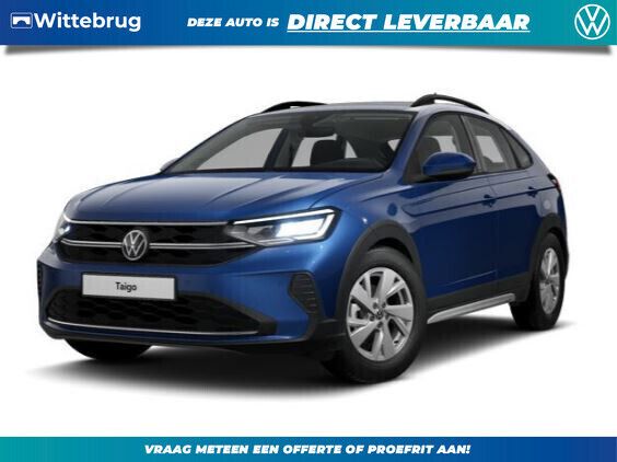 Blauw Nieuw 2024 VW Taigo Life SUV | € 23.950 - Afbeelding 1/4