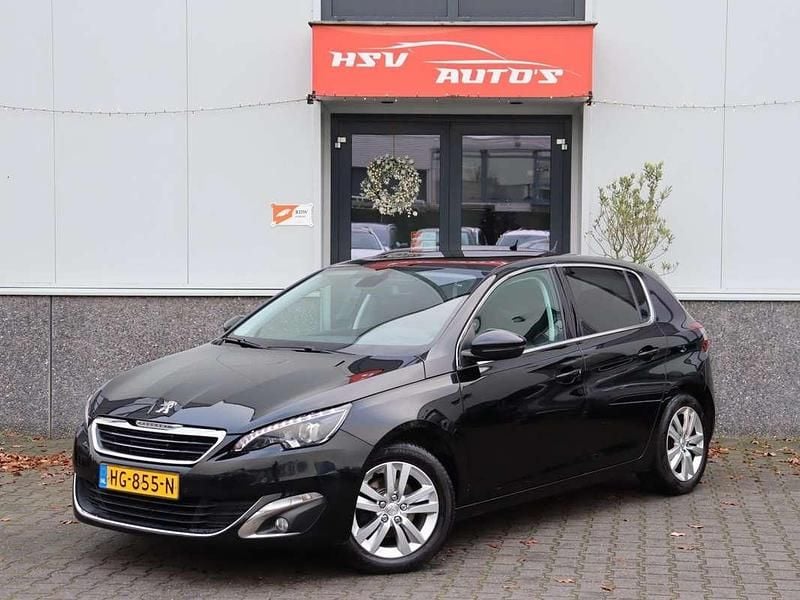 Zwart Gebruikt 2015 Peugeot 308 Premium Hatchback | € 5.999 (Goede deal) - Afbeelding 1/3