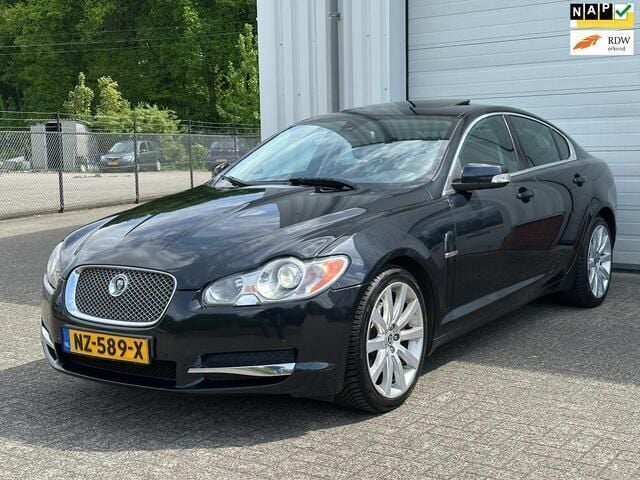 Zwart Gebruikt 2008 Jaguar XF Premium Luxury Sedan | € 5.245 (Super prijs) - Afbeelding 1/4