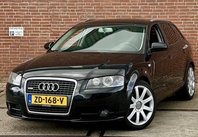 Zwart Gebruikt 2008 Audi A3 Sportback Hatchback | € 4.950 (Eerlijke prijs) - Afbeelding 1/4