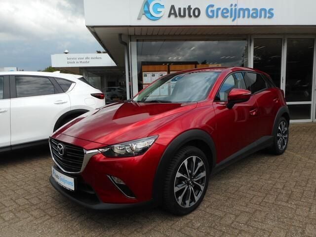 Rood Gebruikt 2021 Mazda CX-3 Sportive SUV | € 21.950 (Eerlijke prijs) - Afbeelding 1/4