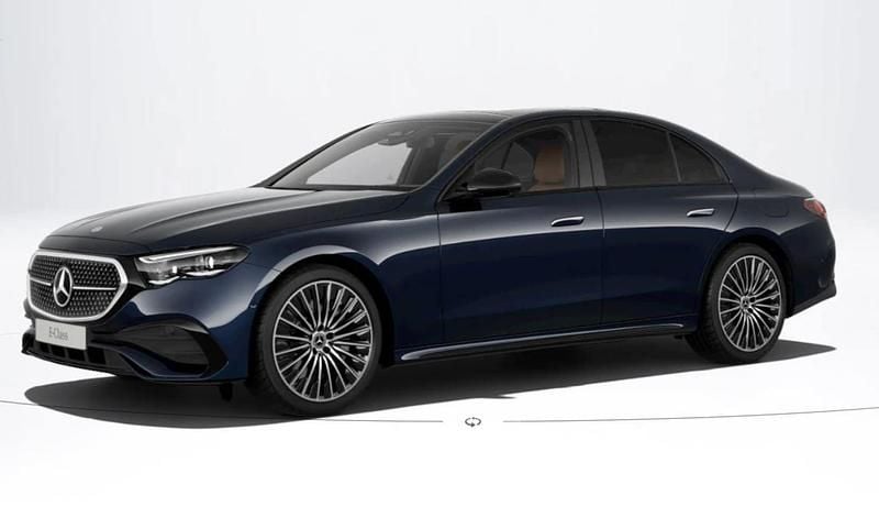 Blauw Nieuw 2025 Mercedes E300 Sport Edition Sedan | € 83.653 (Eerlijke prijs) - Afbeelding 1/4