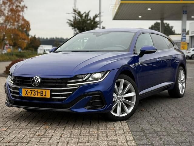 Blauw Gebruikt 2021 VW Arteon R-line Stationwagen | € 28.750 (Eerlijke prijs) - Afbeelding 1/4