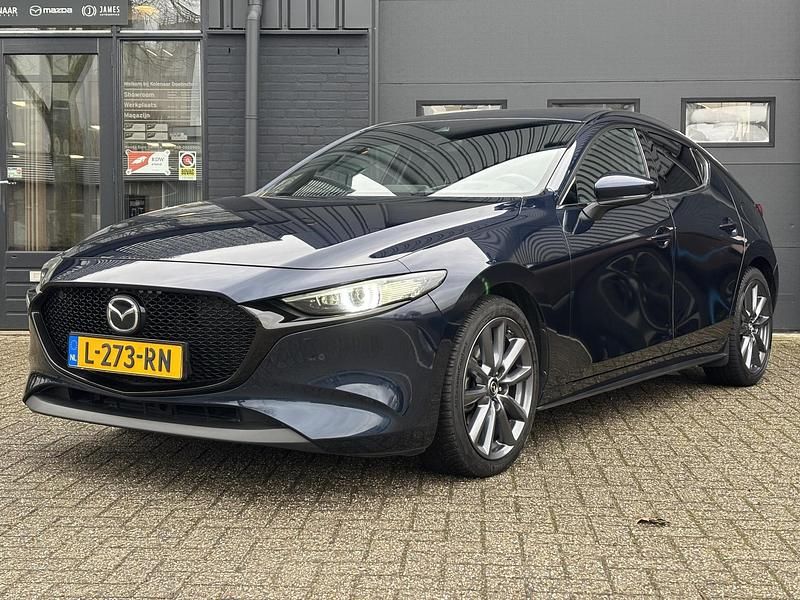 Occasion Mazda 3 Sportive 150 PK (110 kW) 2021 Deep crystal blue mica (42m) Hatchback