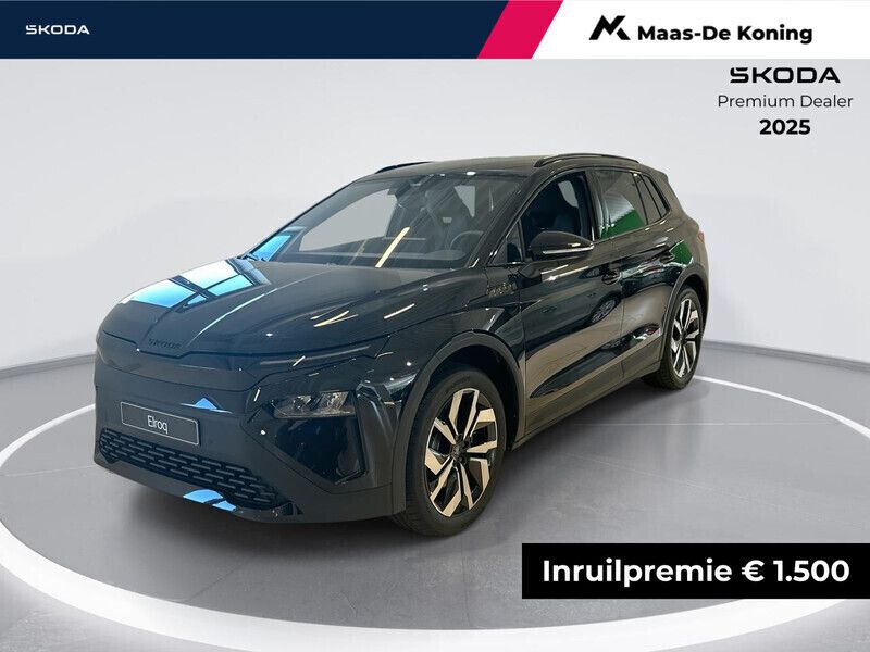 Zwart Nieuw 2025 Skoda Elroq SportLine SUV | € 42.090 - Afbeelding 1/4