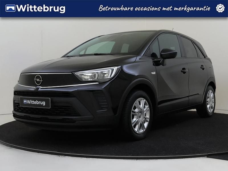 Zwart Occasion 2024 Opel Crossland X Edition SUV | € 14.925 (Super prijs) - Afbeelding 1/3
