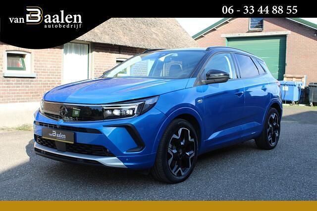 Blauw (metallic) Occasion 2022 Opel Grandland X GS Line SUV | € 23.750 (Eerlijke prijs) - Afbeelding 1/4
