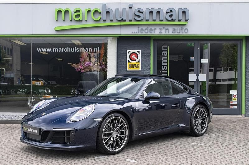 Blauw Gebruikt 2018 Porsche 911 Carrera Coupé | € 92.345 (Eerlijke prijs) - Afbeelding 1/4