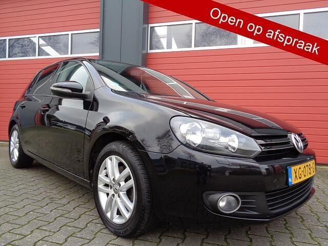 Zwart Gebruikt 2009 VW Golf VI Trendline Hatchback | € 5.450 (Eerlijke prijs) - Afbeelding 1/4
