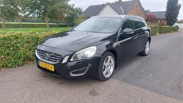 Zwart Gebruikt 2012 Volvo V60 Kinetic Stationwagen | € 4.500 (Super prijs) - Afbeelding 1/4