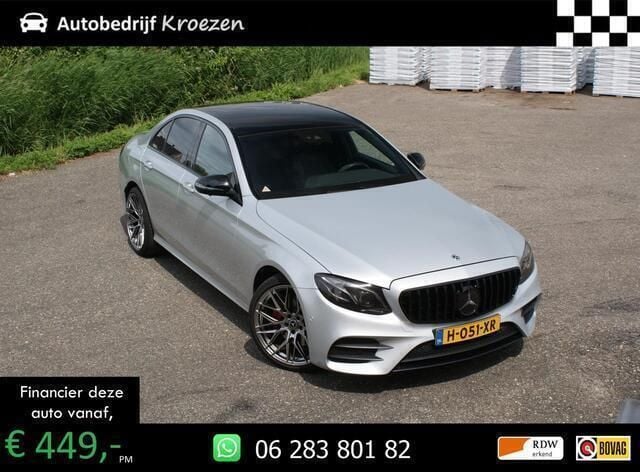 Grijs, metallic lak Gebruikt 2020 Mercedes E200 AMG Sedan | € 35.450 (Super prijs) - Afbeelding 1/4