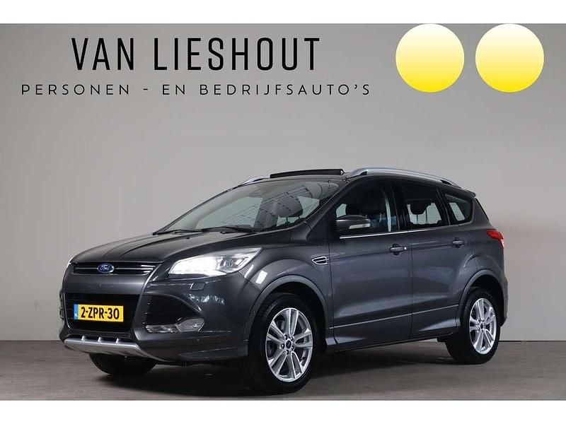 Grijs Gebruikt 2015 Ford Kuga Titanium SUV | € 14.700 (Goede deal) - Afbeelding 1/4