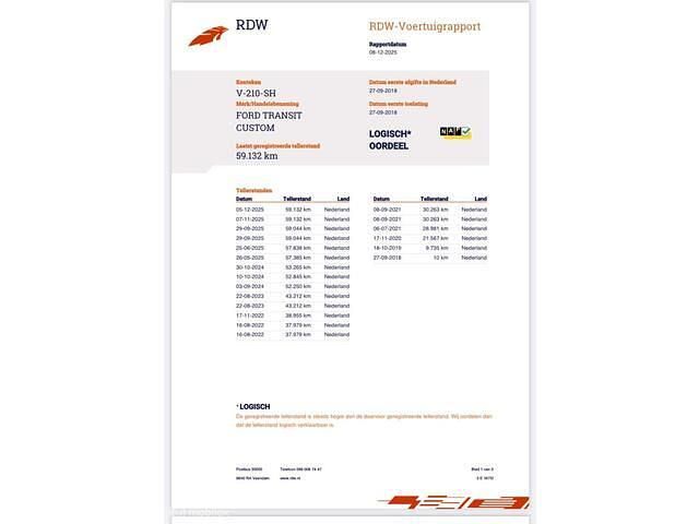 Occasion Ford Transit Custom Trend 105 PK (77 kW) 2018 Overige Van