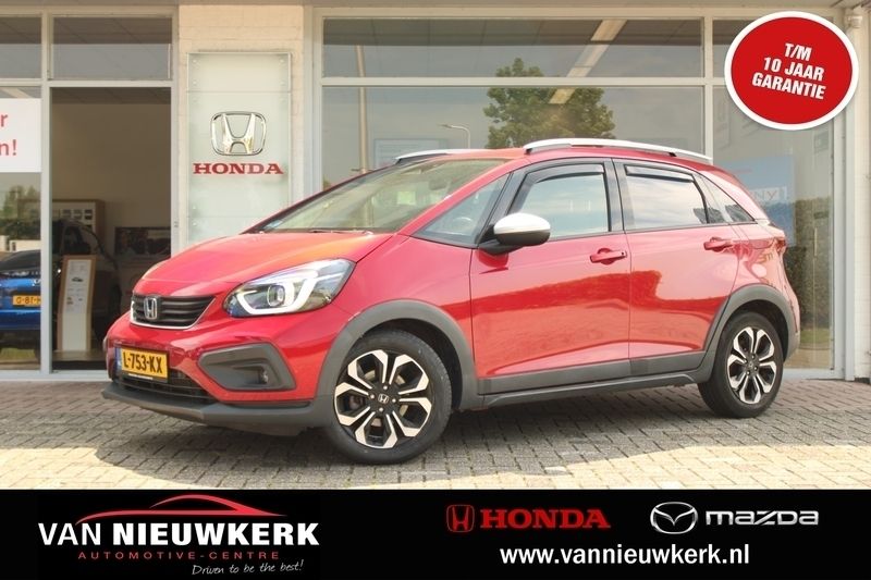 Rood Gebruikt 2020 Honda Jazz Hybrid Hatchback | € 21.900 (Eerlijke prijs) - Afbeelding 1/4