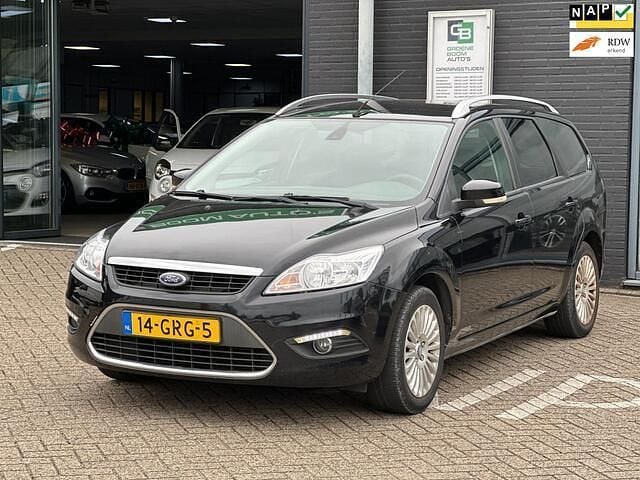 Zwart Gebruikt 2008 Ford Focus Titanium Stationwagen | € 1.999 (Super prijs) - Afbeelding 1/4