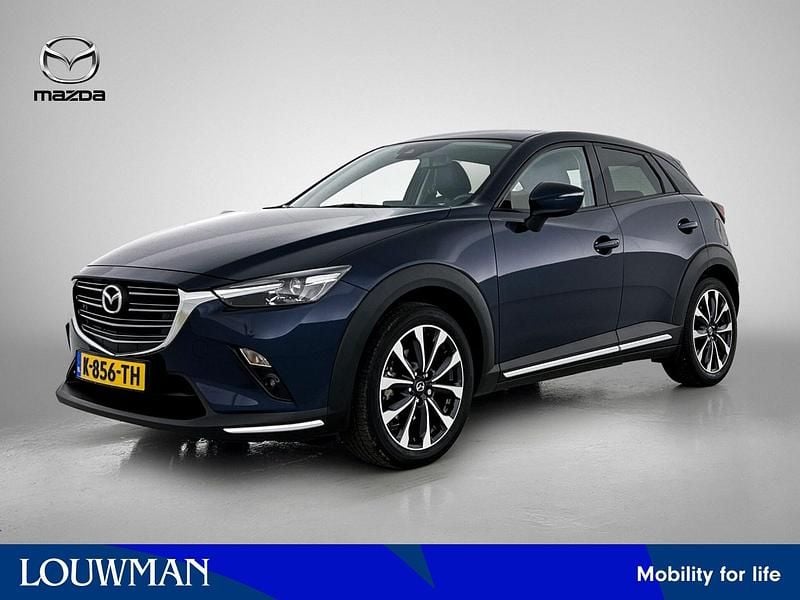 Blauw Gebruikt 2021 Mazda CX-3 Luxury SUV | € 24.895 (Eerlijke prijs) - Afbeelding 1/3