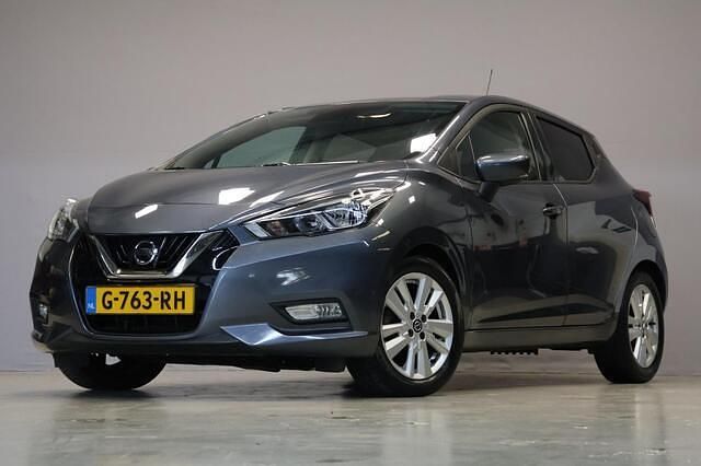 Grijs Gebruikt 2019 Nissan Micra N-Connecta Hatchback | € 9.495 (Eerlijke prijs) - Afbeelding 1/4