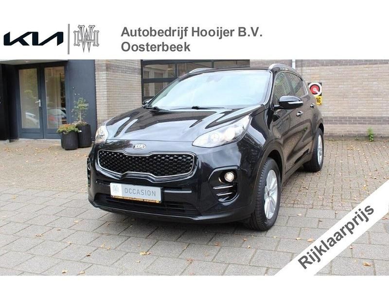 Zwart Gebruikt 2016 Kia Sportage First Edition SUV | € 17.495 (Eerlijke prijs) - Afbeelding 1/4