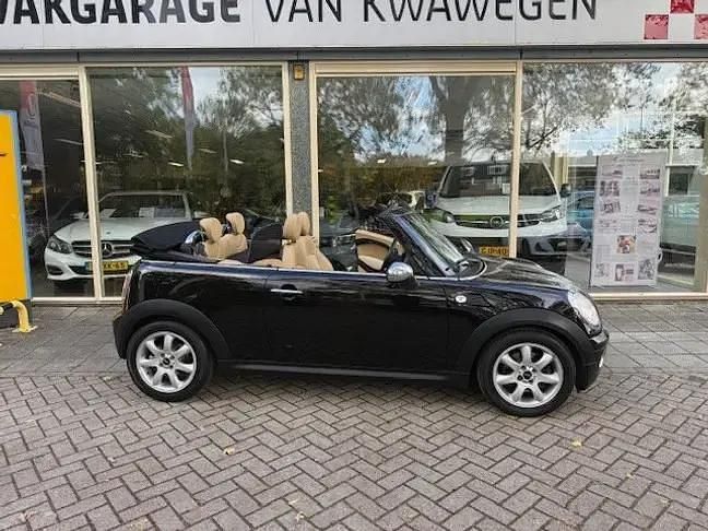 Zwart Gebruikt 2009 Mini Cooper Cabriolet Cabriolet | € 7.900 (Eerlijke prijs) - Afbeelding 1/4