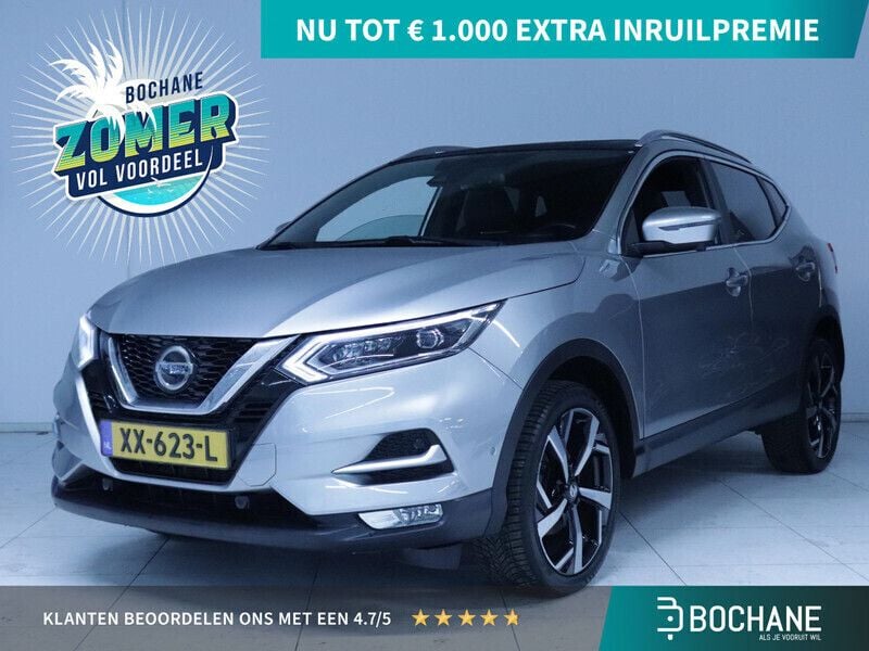 Grijs Gebruikt 2019 Nissan Qashqai Tekna+ SUV | € 19.295 (Goede deal) - Afbeelding 1/4