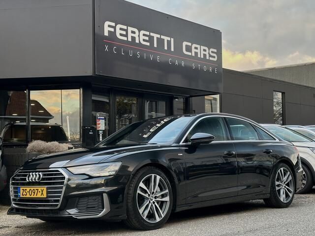 Zwart Gebruikt 2019 Audi A6 S-Line Sedan | € 34.900 (Super prijs) - Afbeelding 1/4