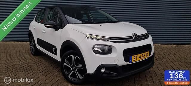 Wit Occasion 2019 Citroën C3 Feel Hatchback | € 9.440 (Eerlijke prijs) - Afbeelding 1/4