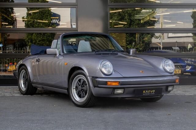 Grijs Gebruikt 1987 Porsche 911 Carrera Cabriolet | € 64.950 - Afbeelding 1/4