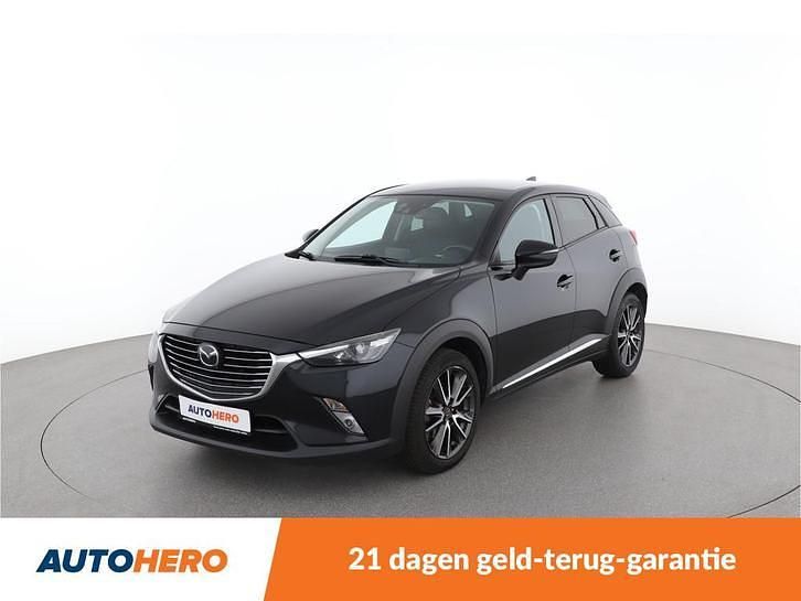 Zwart Gebruikt 2016 Mazda CX-3 Exclusive-Line SUV | € 11.449 (Eerlijke prijs) - Afbeelding 1/4