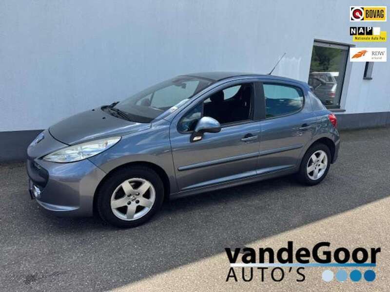 Grijs, metallic lak Gebruikt 2007 Peugeot 207 Hatchback | € 1.500 (Eerlijke prijs) - Afbeelding 1/4