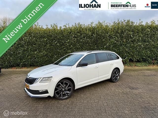 Wit Gebruikt 2019 Skoda Octavia Business Line Stationwagen | € 9.385 (Super prijs) - Afbeelding 1/4