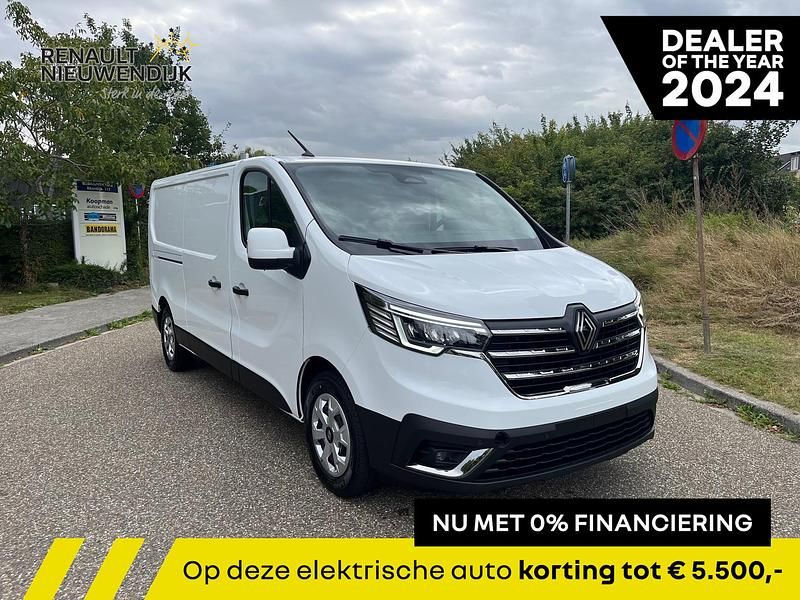 Blanc glacier (wit mica) Nieuw 2025 Renault Trafic Komfort Van | € 35.440 (Eerlijke prijs) - Afbeelding 1/4